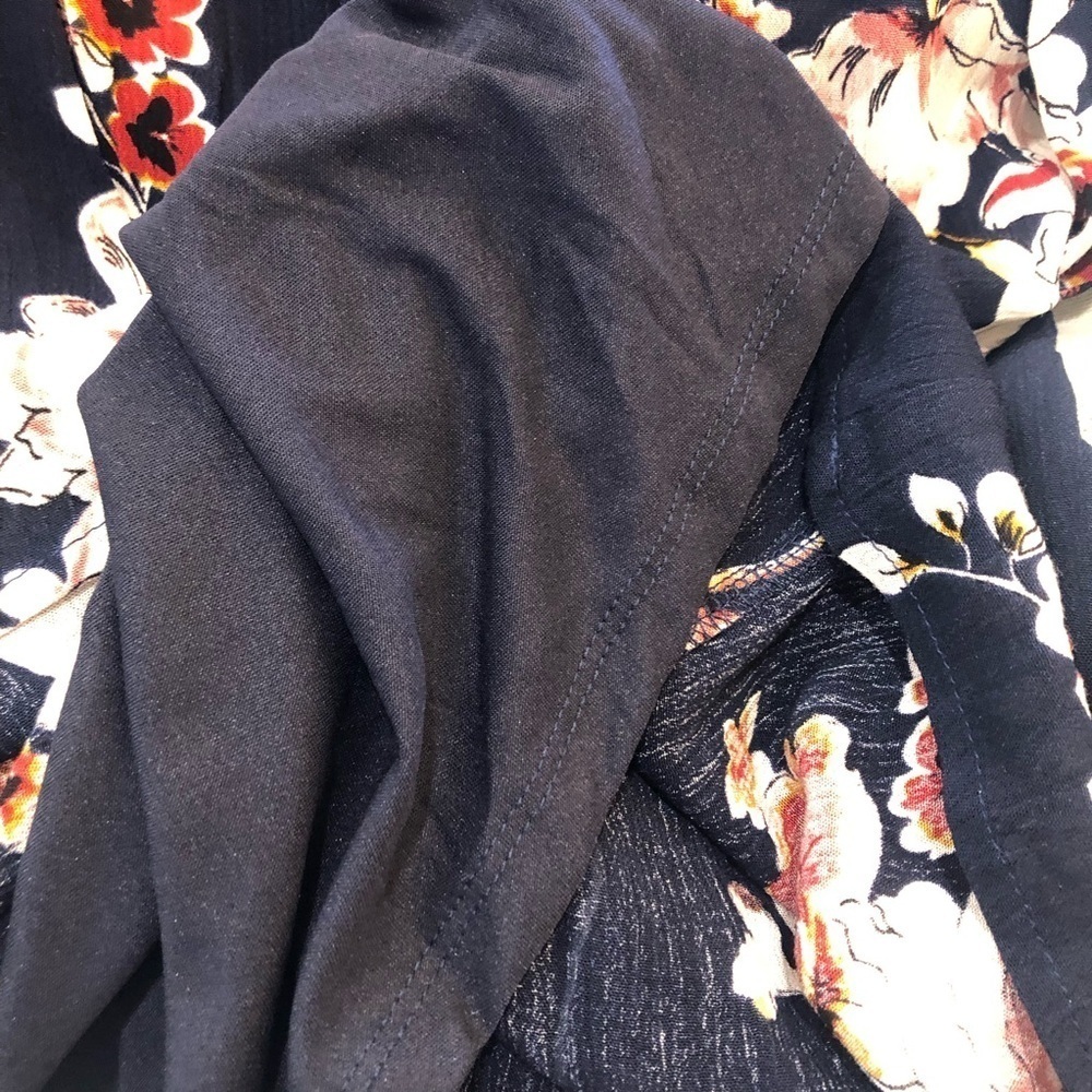 Jodifl Size L peasant baby doll dress. Floral empire balloon sleeve NWT - Picture 9 of 12